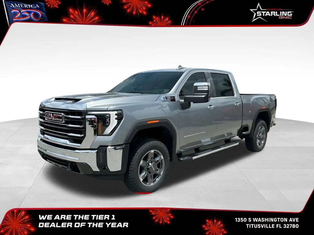 New 2026 Sterling Metallic GMC SLT image 1