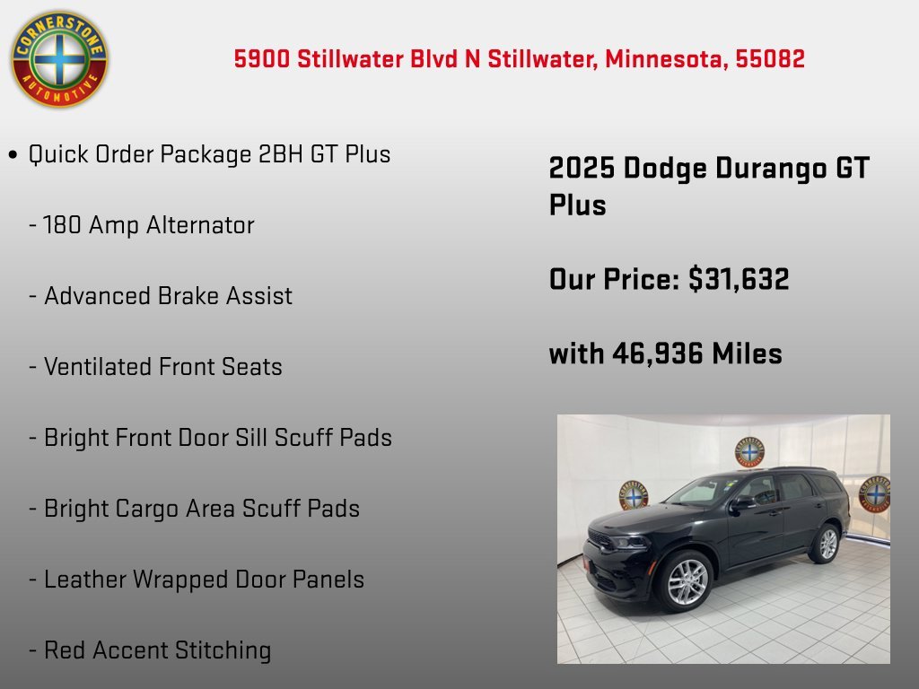 Used 2025 Black Dodge GT Plus image 5