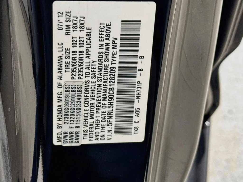 Used 2012 Black Honda Touring image 44
