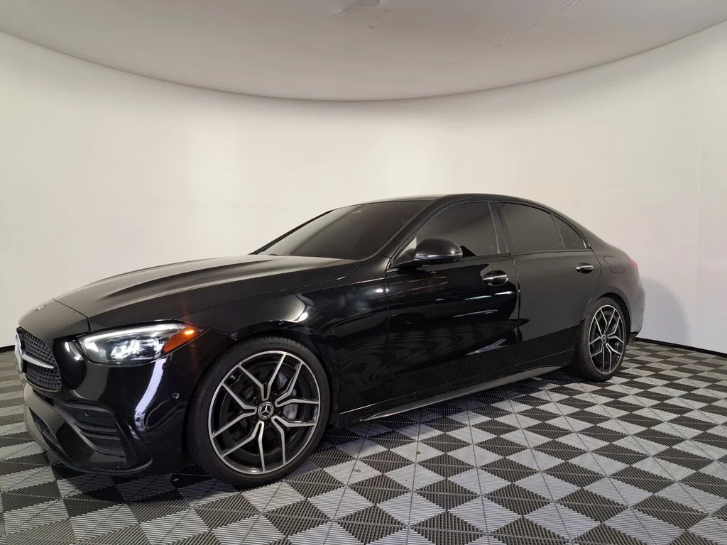 Used 2022 MANUFAKTUR Diamond White Mercedes-Benz C 300 image 1