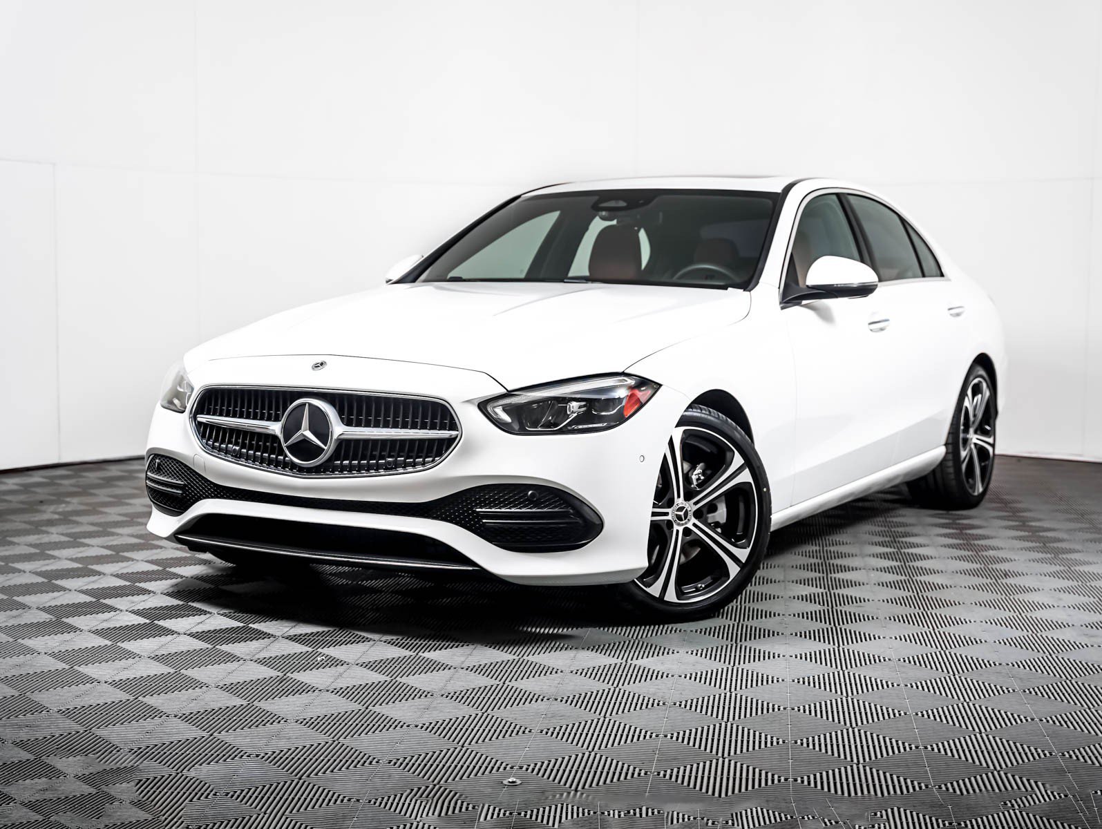 Certified Used 2024 Polar White Mercedes-Benz C 300 Sedan image 1