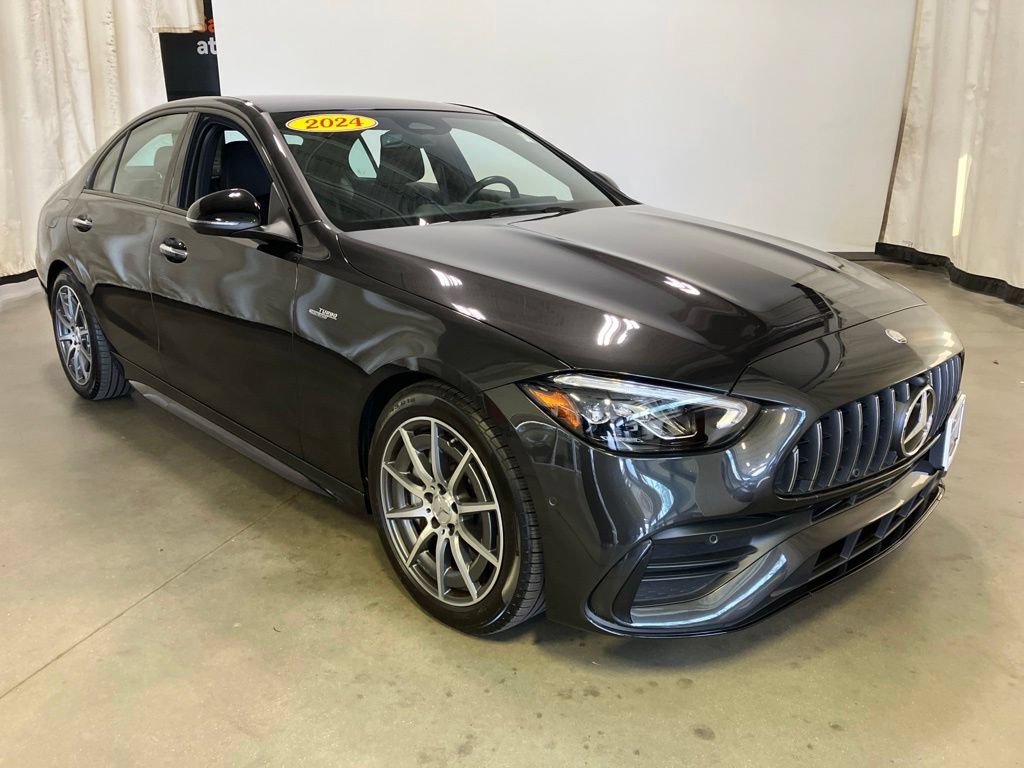 Used 2024 Black Mercedes-Benz AMG® C 43 image 1