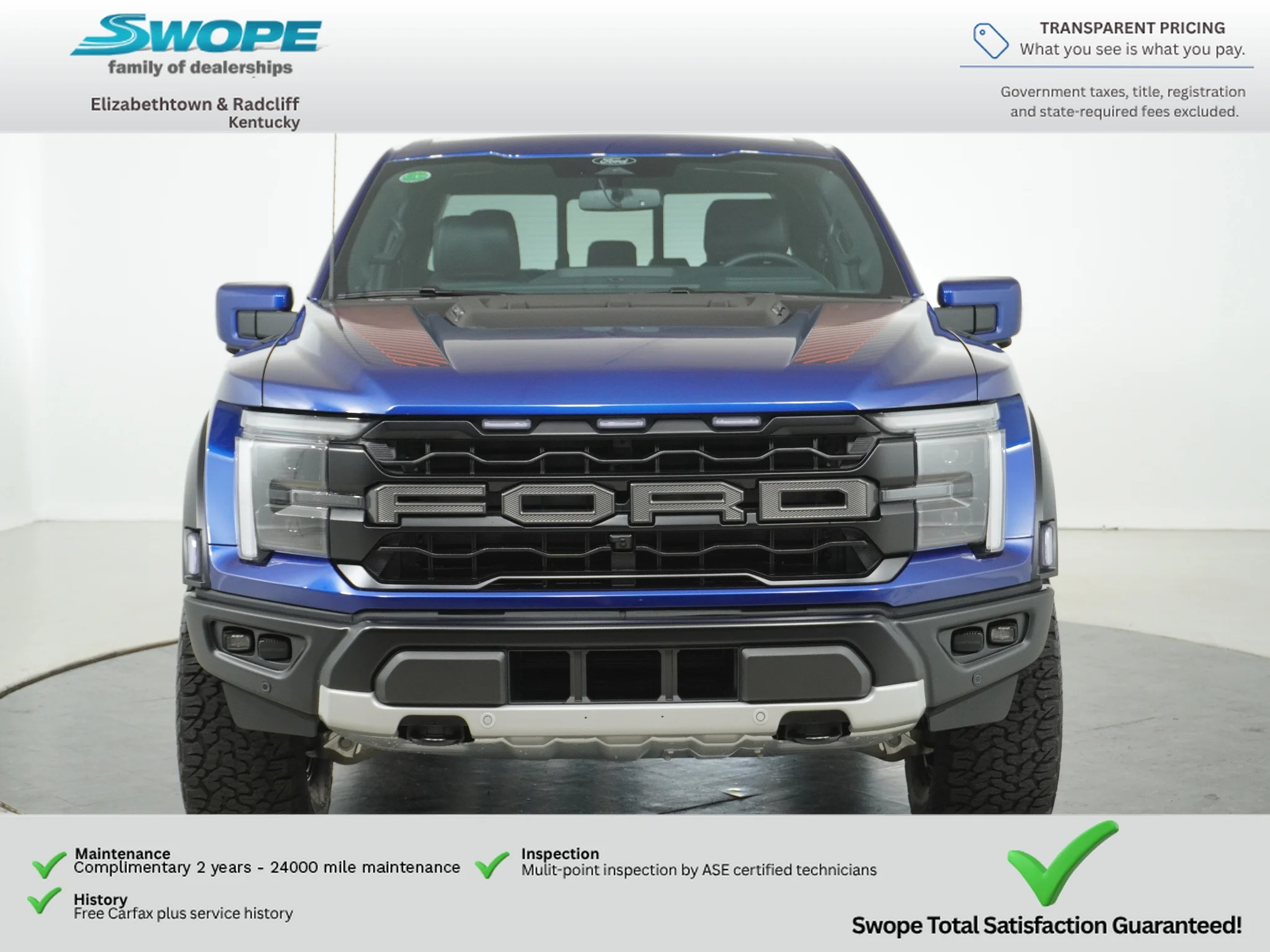 New 2026 Argon Blue Metallic Ford Raptor image 8