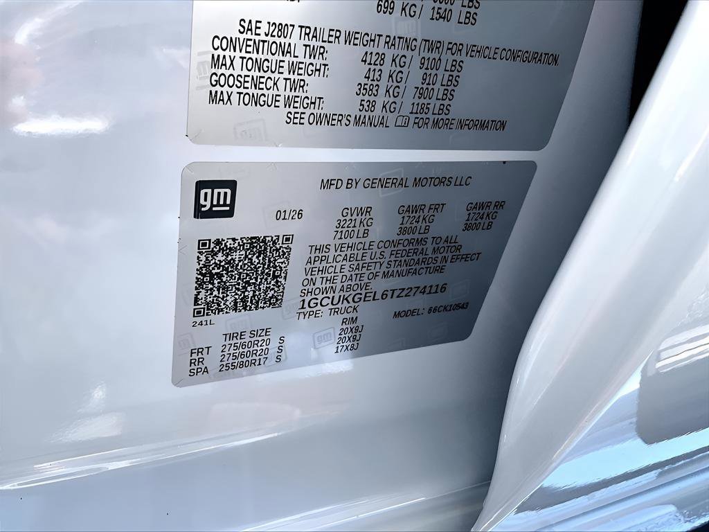 New 2026 Chevrolet Silverado 1500 LTZ 4D Crew Cab