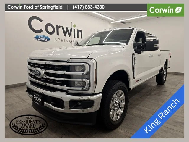 New 2026 Star White Metallic Tri-Coat Ford F-350® King Ranch® image 1