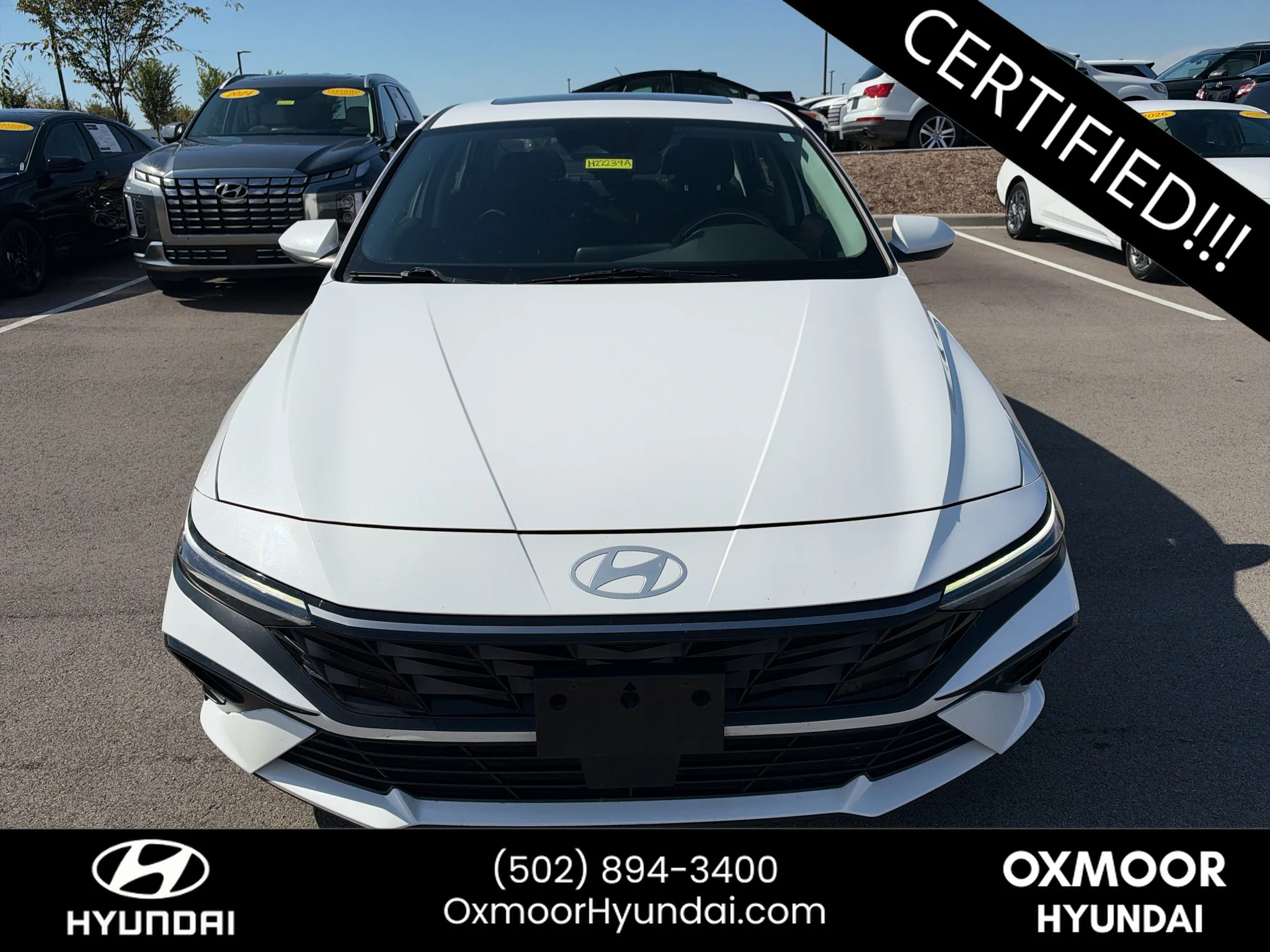 Certified Used 2024 Serenity White Hyundai SEL image 2