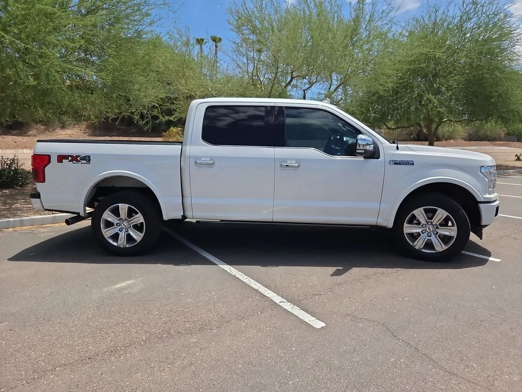 Used 2018 White Ford Platinum image 8
