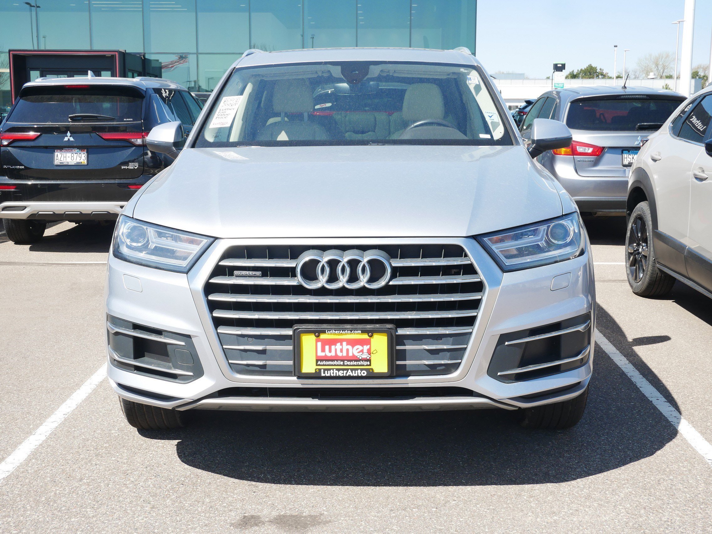 Used 2019 Audi Q7 Premium with VIN WA1AHAF74KD018112 for sale in Brooklyn Center, Minnesota