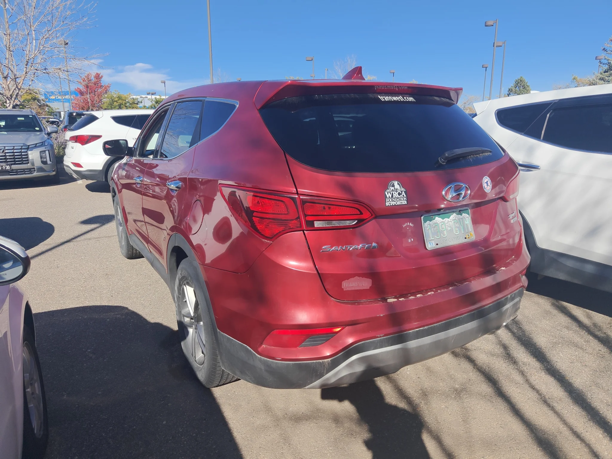 Used 2017 Serrano Red Hyundai 2.4L image 7
