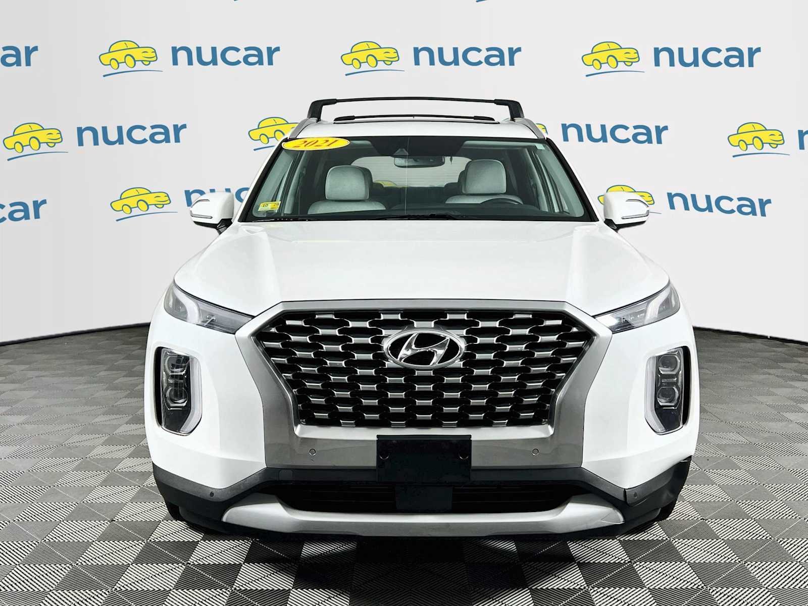 Certified Used 2021 Hyper White Hyundai SEL image 2