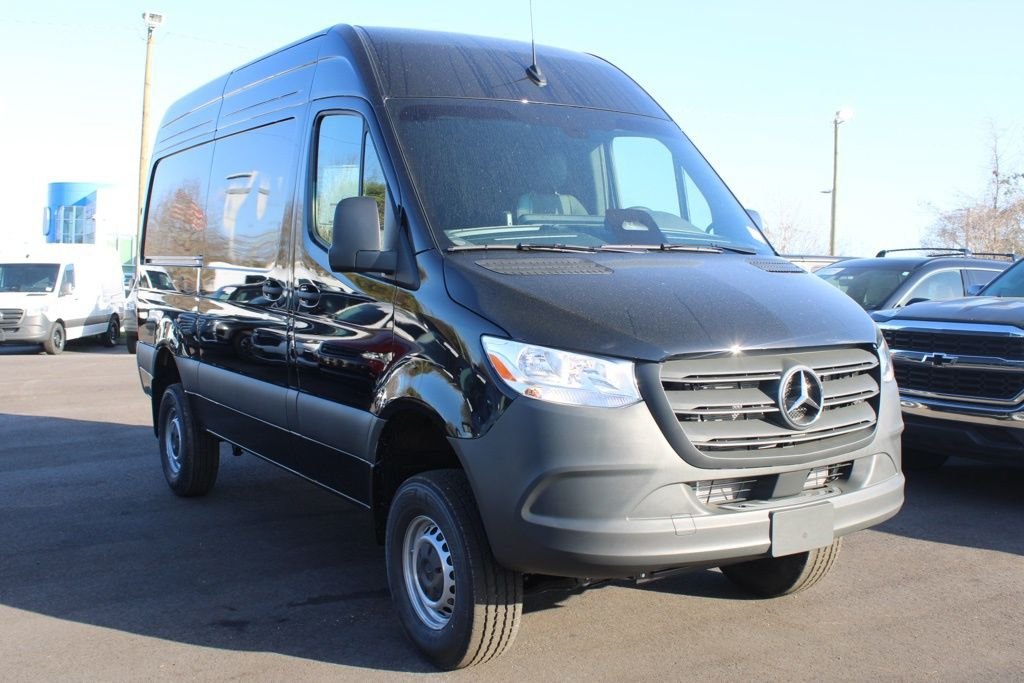 New 2026 Obsidian Black Metallic Mercedes-Benz Cargo 144 WB image 3