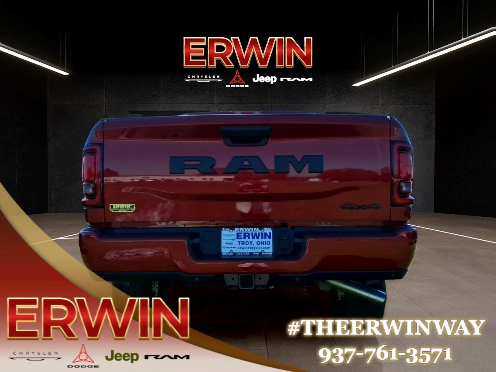 New 2026 Molten Red Pearl-Coat Exterior Paint RAM Tradesman image 5