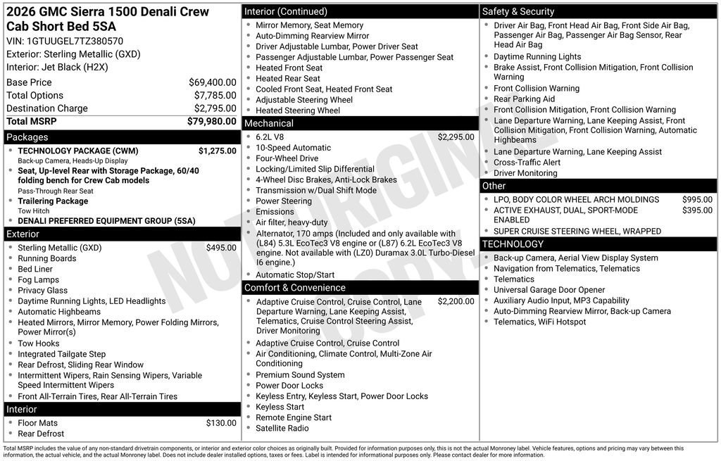 New 2026 Sterling Metallic GMC Denali image 31