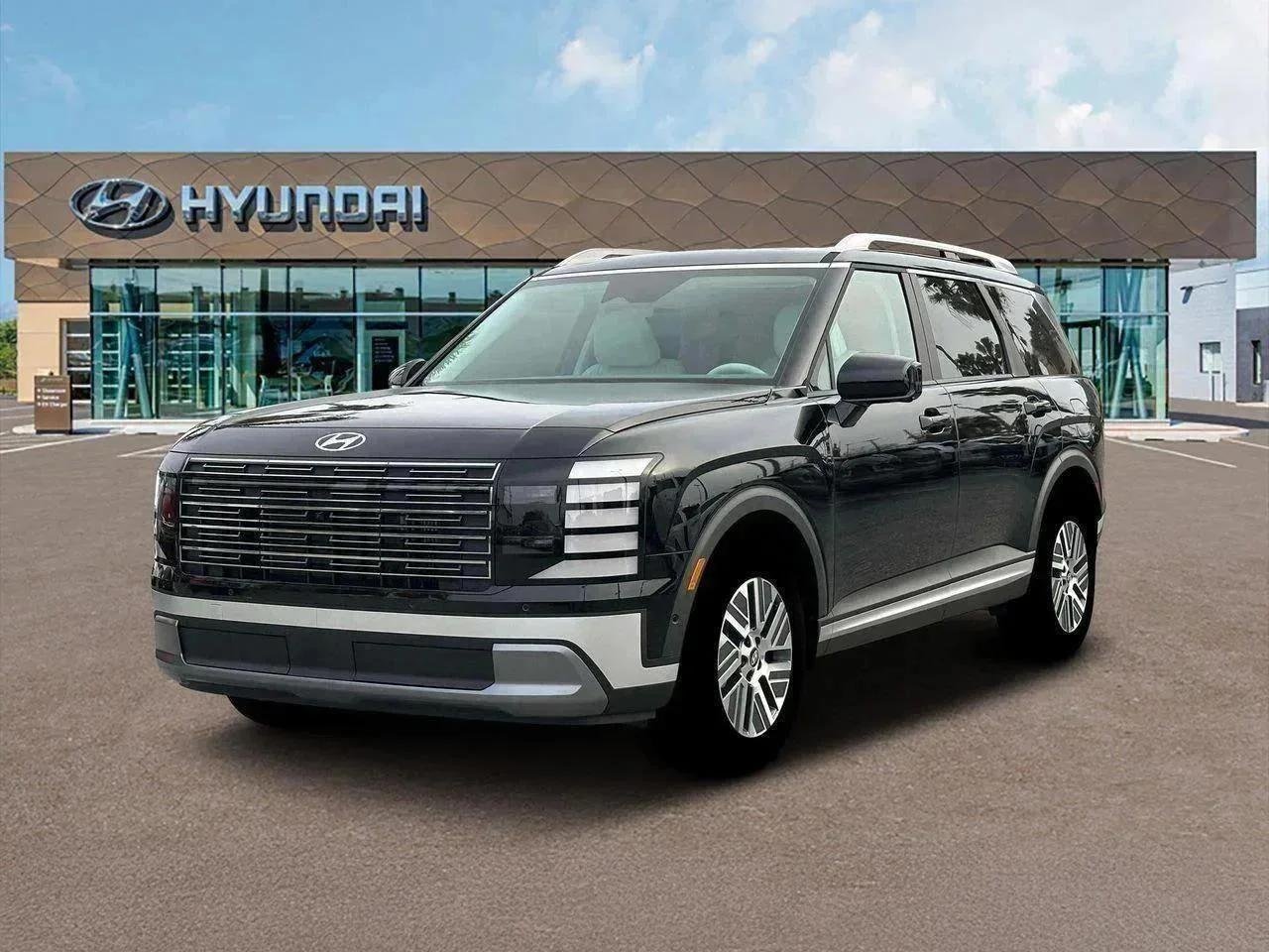 New 2026 Abyss Black Pearl Hyundai Blue SEL Premium 7P image 1