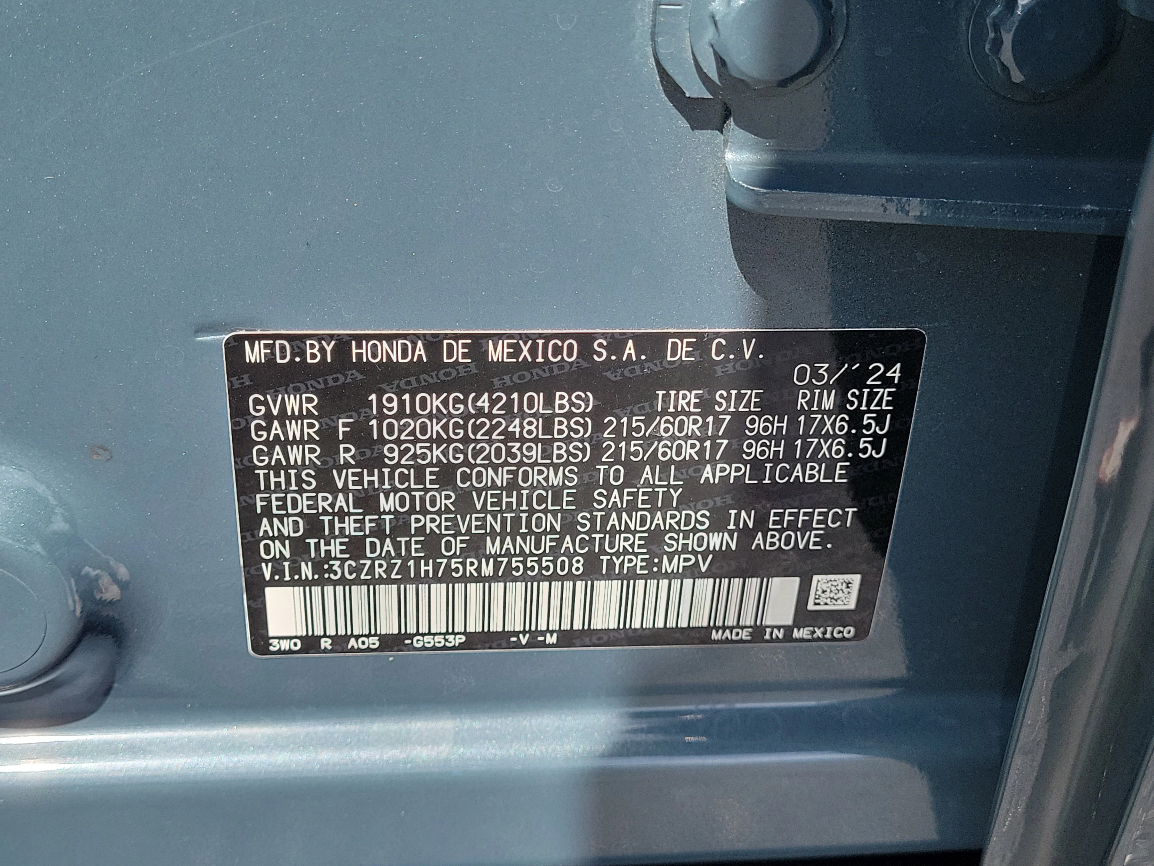 2024 Honda HR-V EX-L - Photo 32