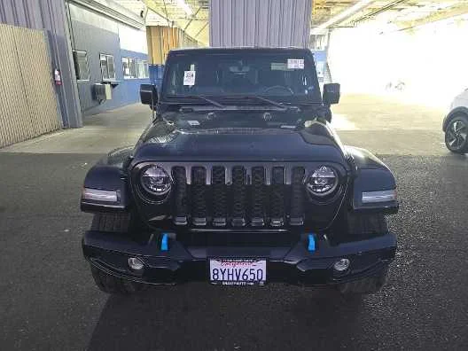 Used 2021 Black Clearcoat Jeep Unlimited Sahara High Altitude image 2