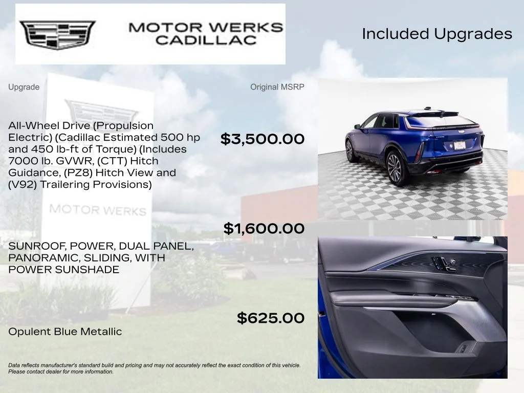Used 2024 Blue Cadillac Sport 2 image 8