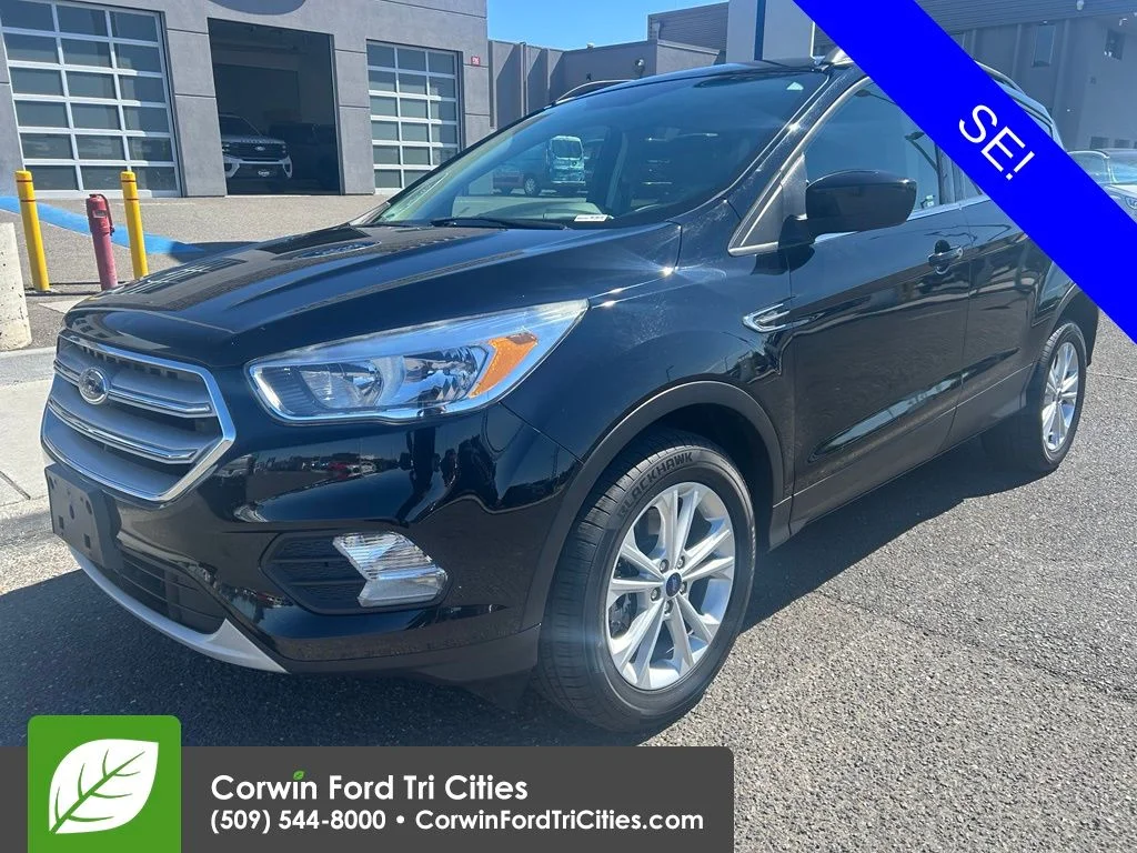 Used 2018 Black Ford SE image 2