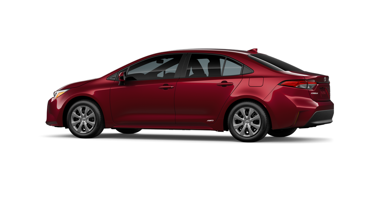New 2026 Ruby Flare Pearl Toyota Hybrid LE image 5