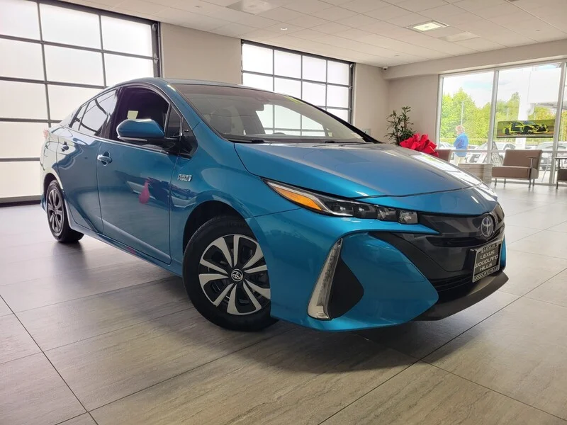 Used 2019 Blue Magnetism TOYOTA PREMIUM image 7
