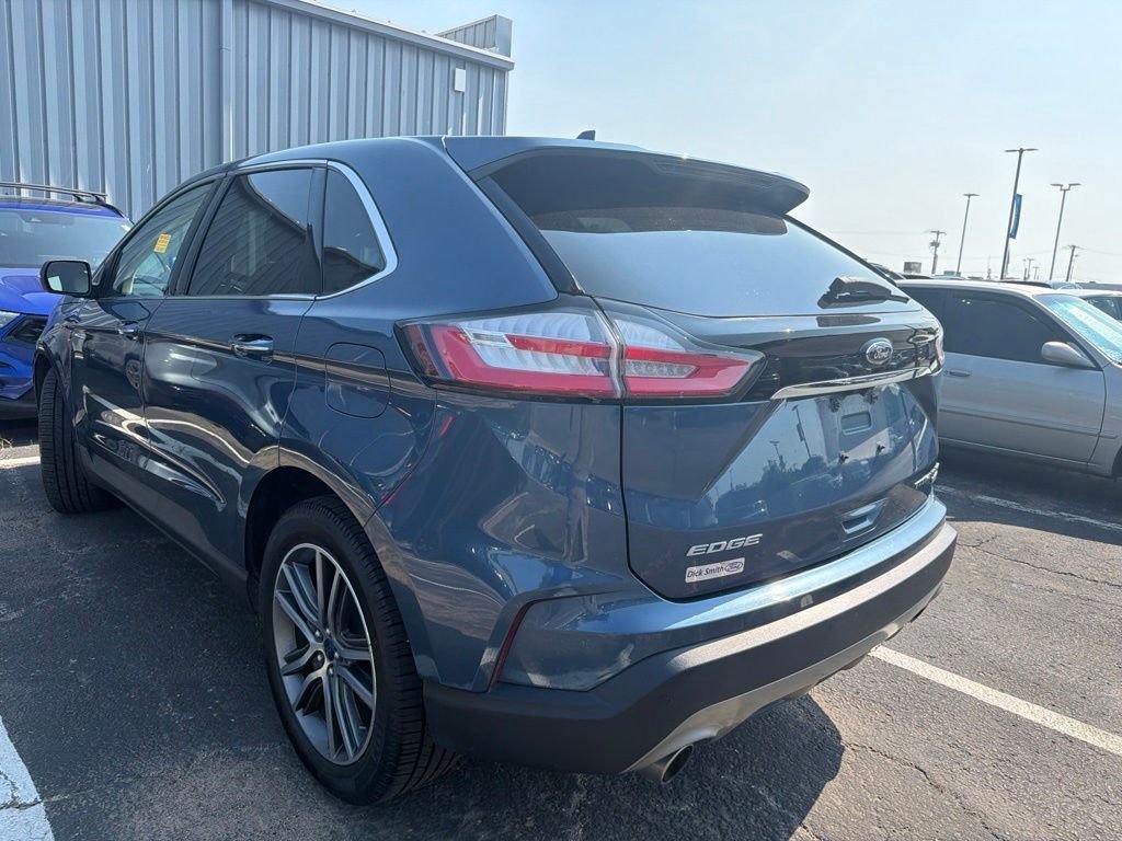 Used 2019 Blue Ford Titanium image 7