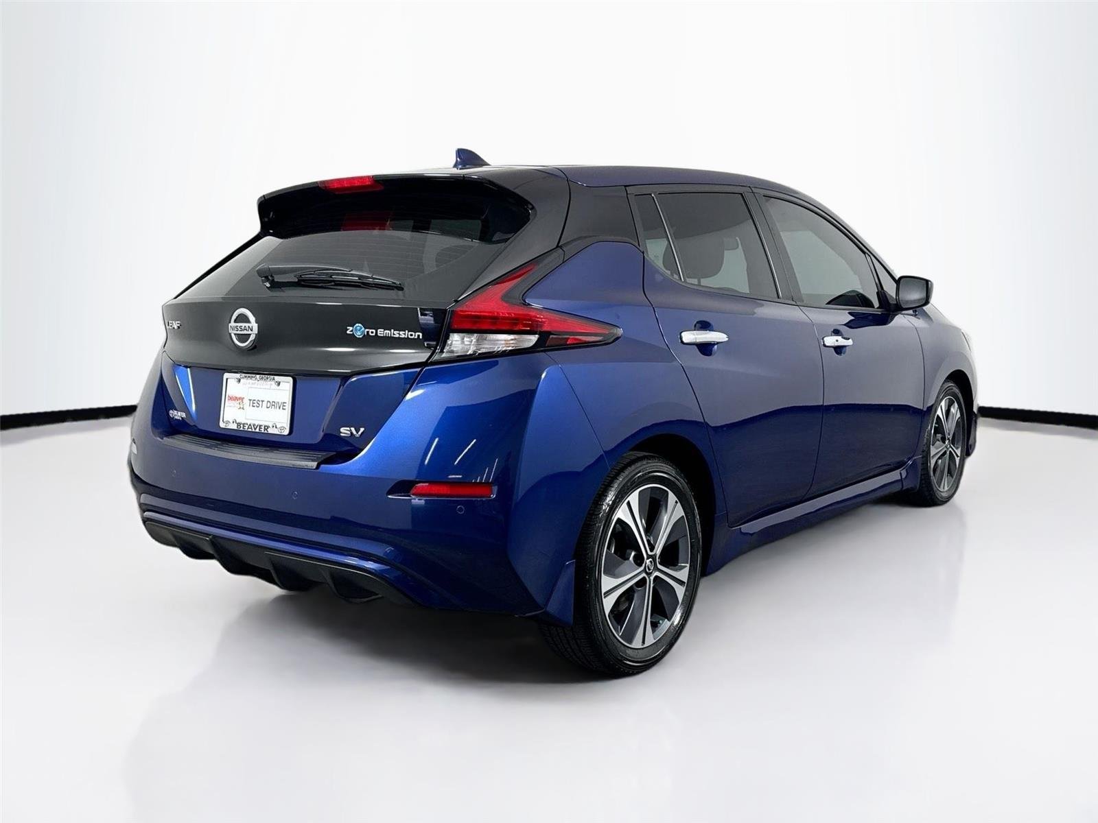 Used 2022 Nissan LEAF SV with VIN 1N4AZ1CV1NC550696 for sale in Cumming, GA