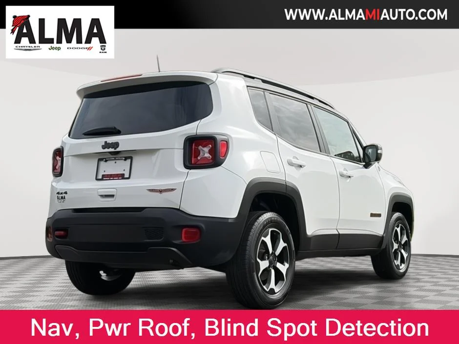 Certified Used 2021 Alpine White Clearcoat Jeep Trailhawk image 3