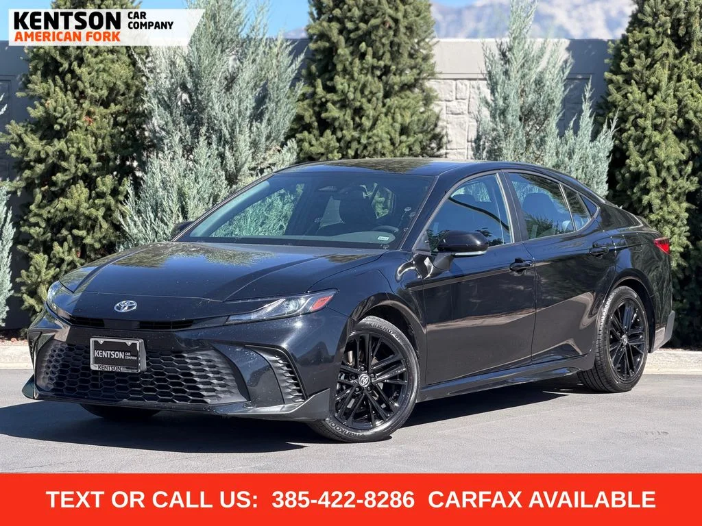 Used 2025 Black Toyota SE image 1