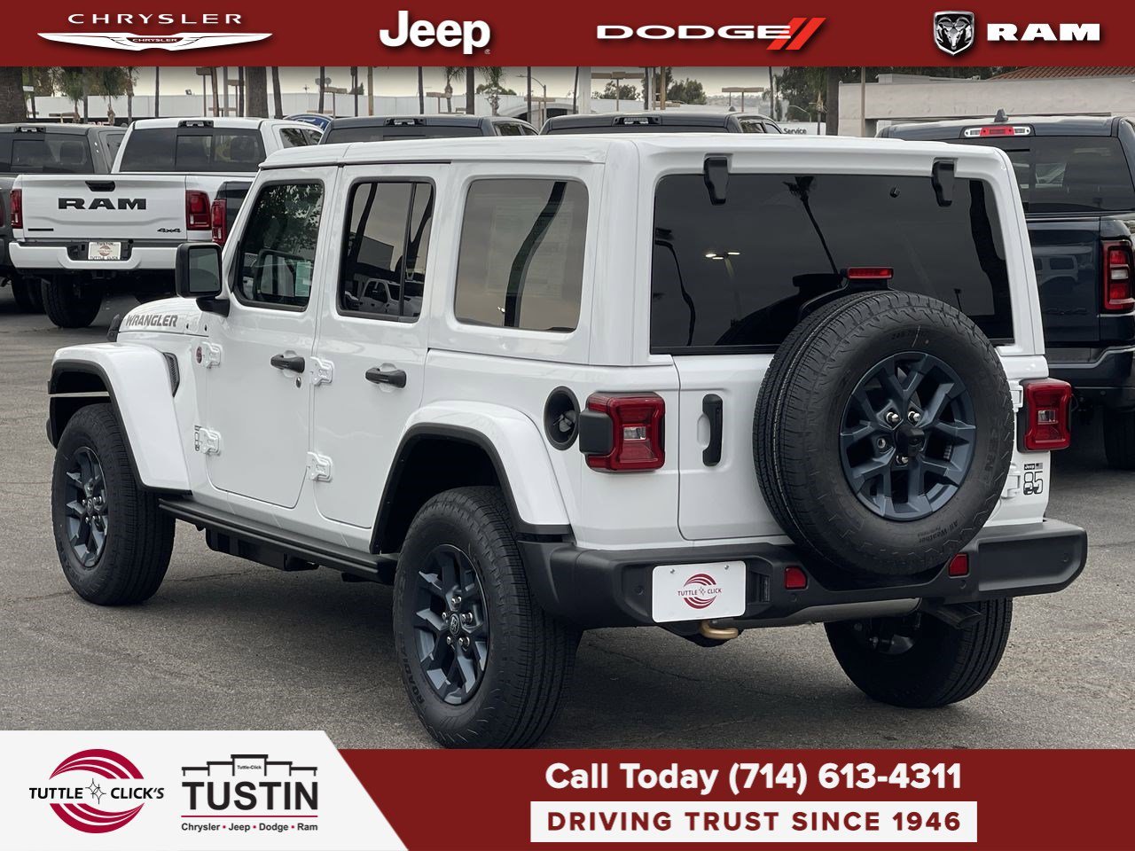 New 2026 Bright White Clearcoat Jeep 85th Anniversary image 4