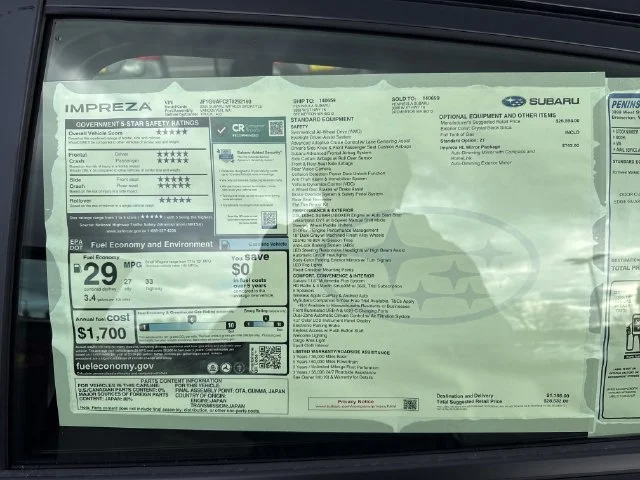 New 2026 Crystal Black Silica Subaru Sport image 32