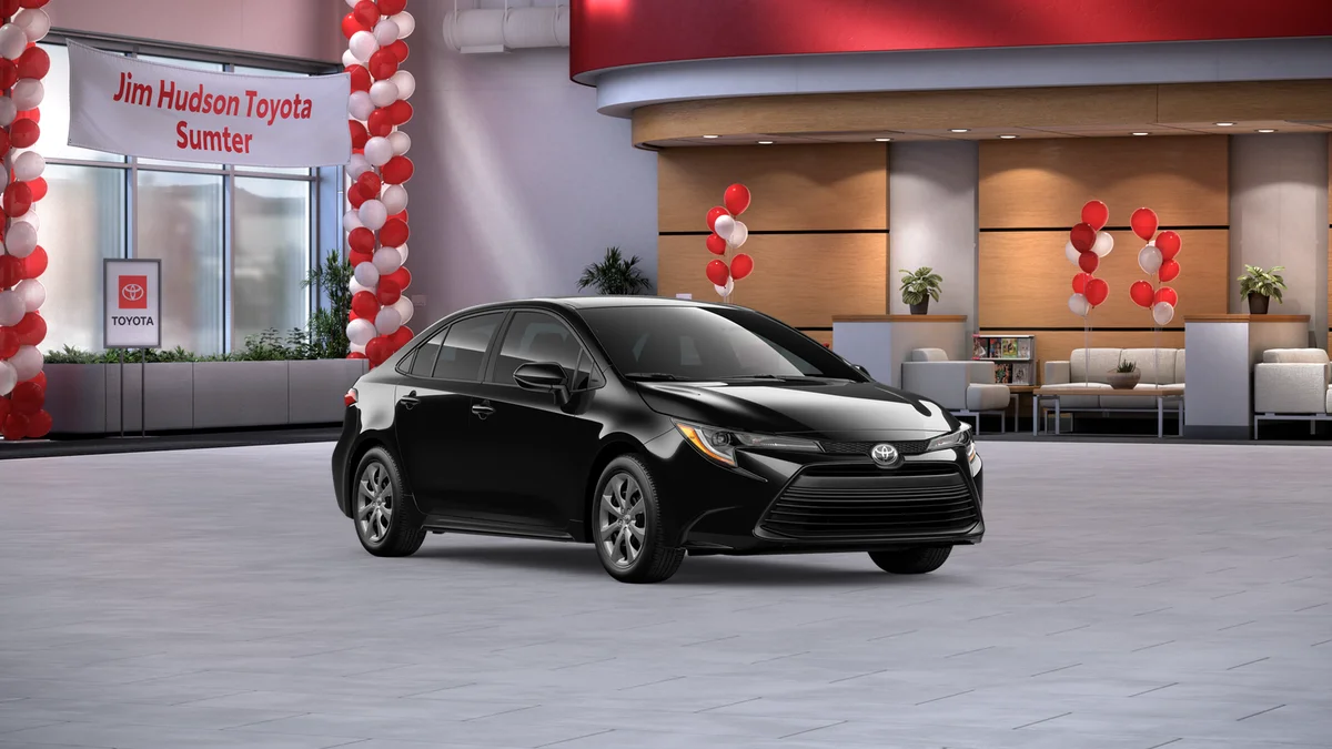 New 2026 Midnight Black Metallic Toyota LE image 37