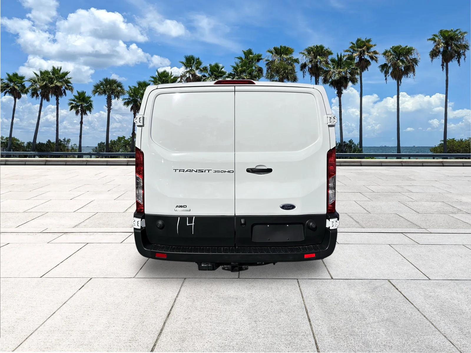 New 2025 Oxford White Ford Cargo Van image 7