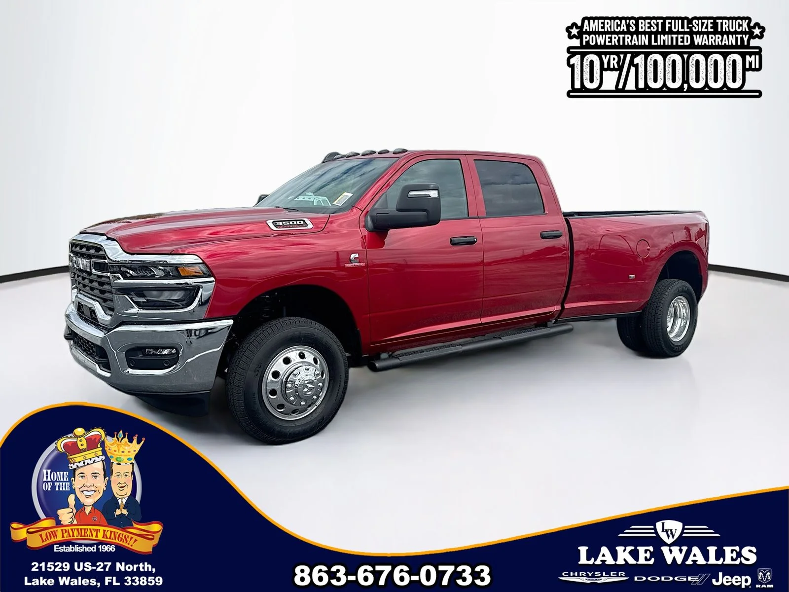 New 2026 Molten Red Pearl-Coat Exterior Paint RAM TRADESMAN image 2