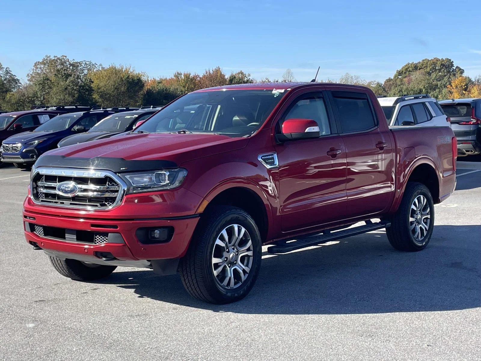 Used 2020 Rapid Red Metallic Tinted Clearcoat Ford LARIAT image 24