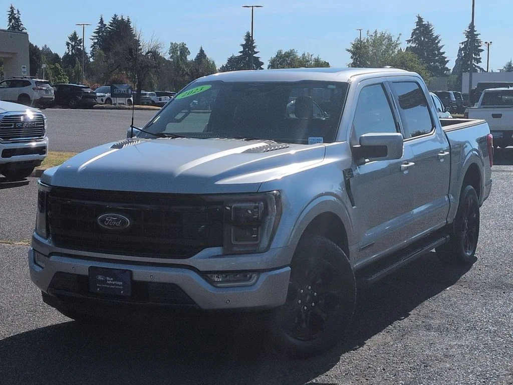 Used 2023 Silver Metallic Ford Lariat image 1