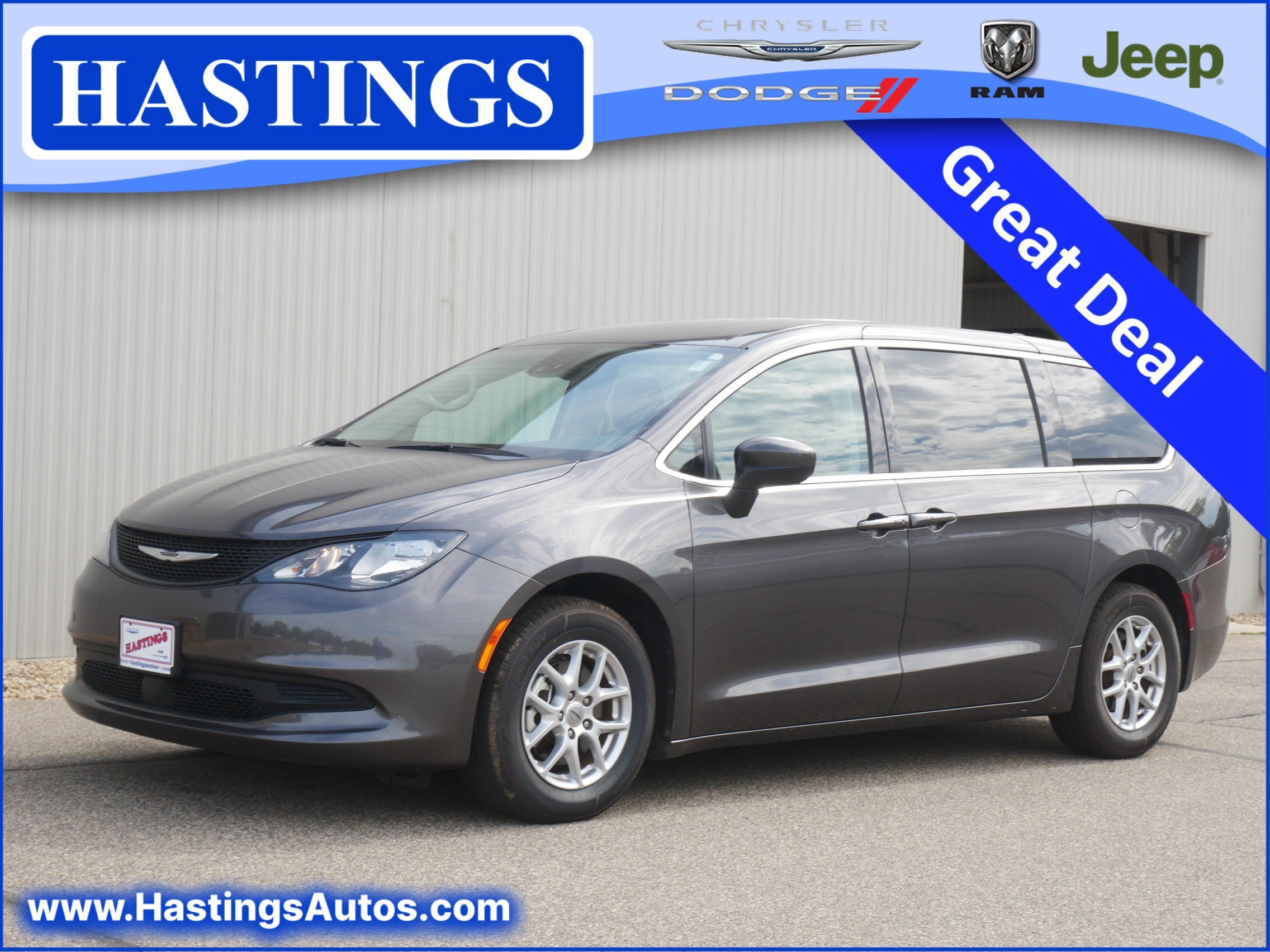Used 2023 Granite Crystal Metallic Clearcoat Chrysler LX image 1