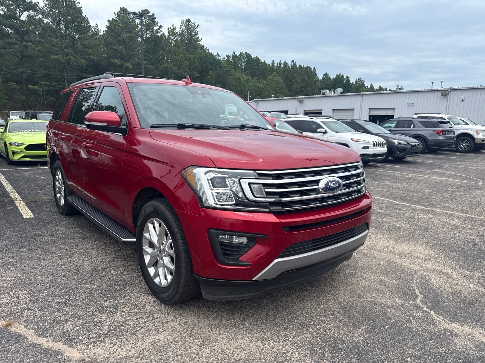Used 2021 Red Ford XLT image 1