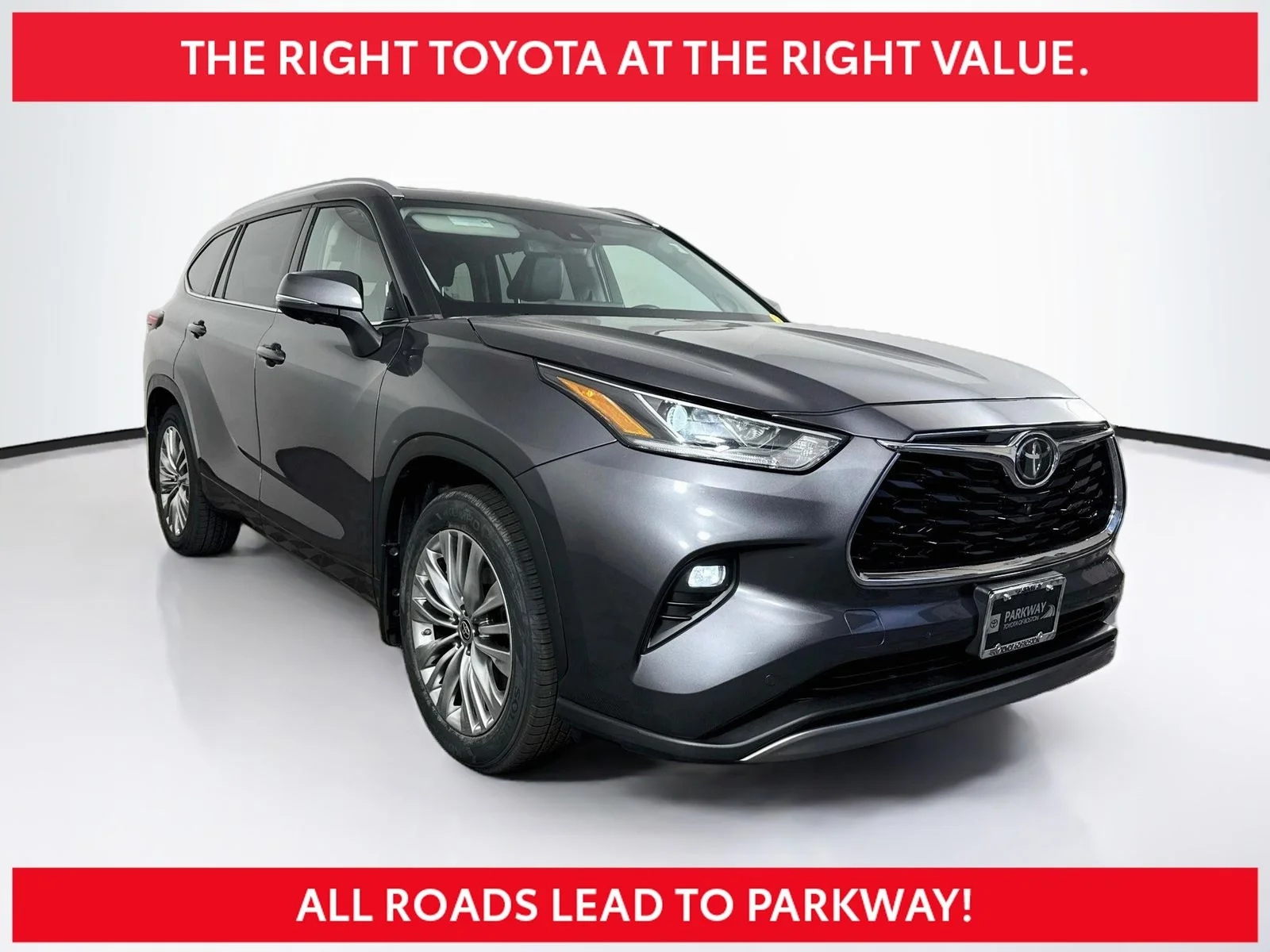 Certified Used 2024 Gray Toyota Platinum image 1