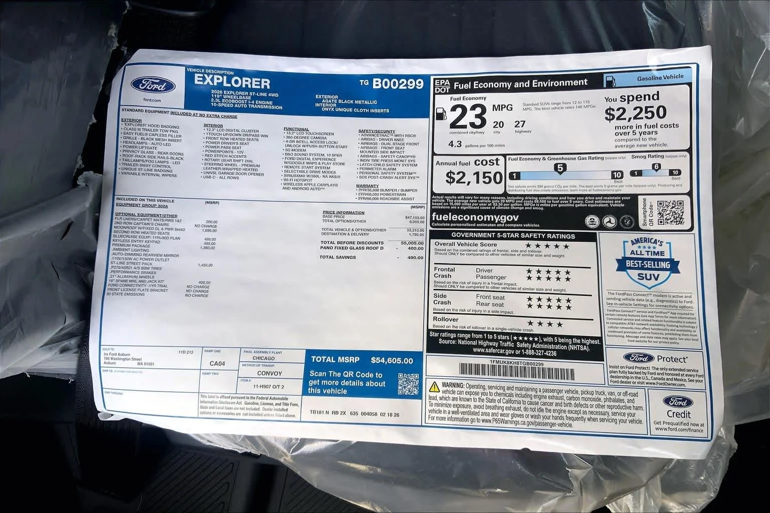 New 2026 Agate Black Metallic Ford ST-Line image 18
