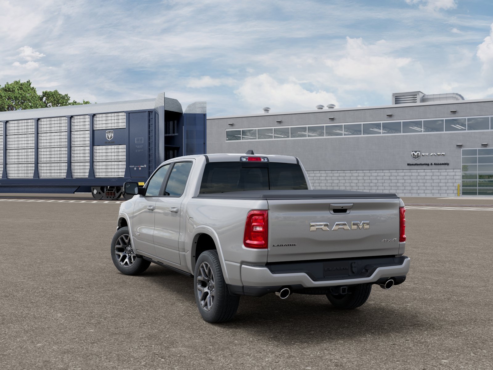 New 2026 Silver Zynith Exterior Paint RAM LARAMIE image 3