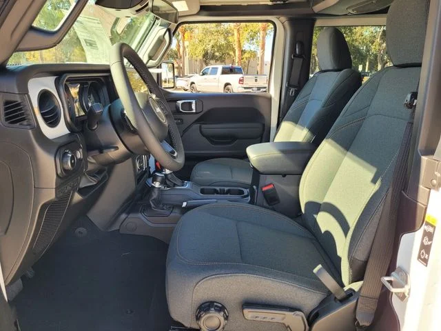 New 2026 Bright White Clear-Coat Exterior Paint Jeep Sport S image 12