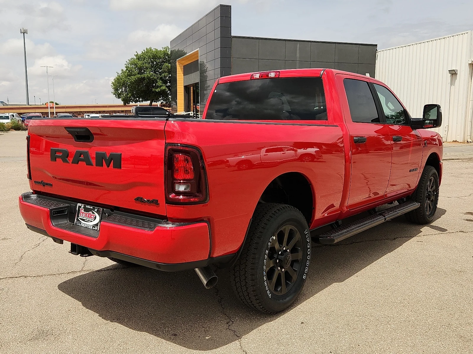 New 2026 Flame Red Clear-Coat  Paint Ram LONE STAR CREW CAB 4X4 6