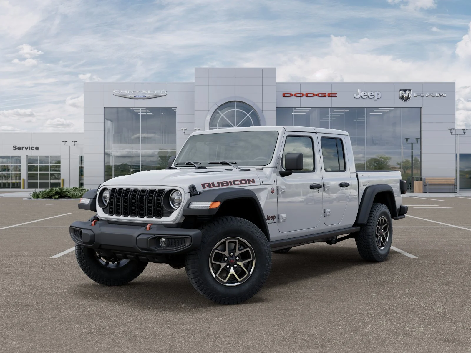 New 2026 Bright White Clear-Coat Exterior Paint Jeep Rubicon image 29