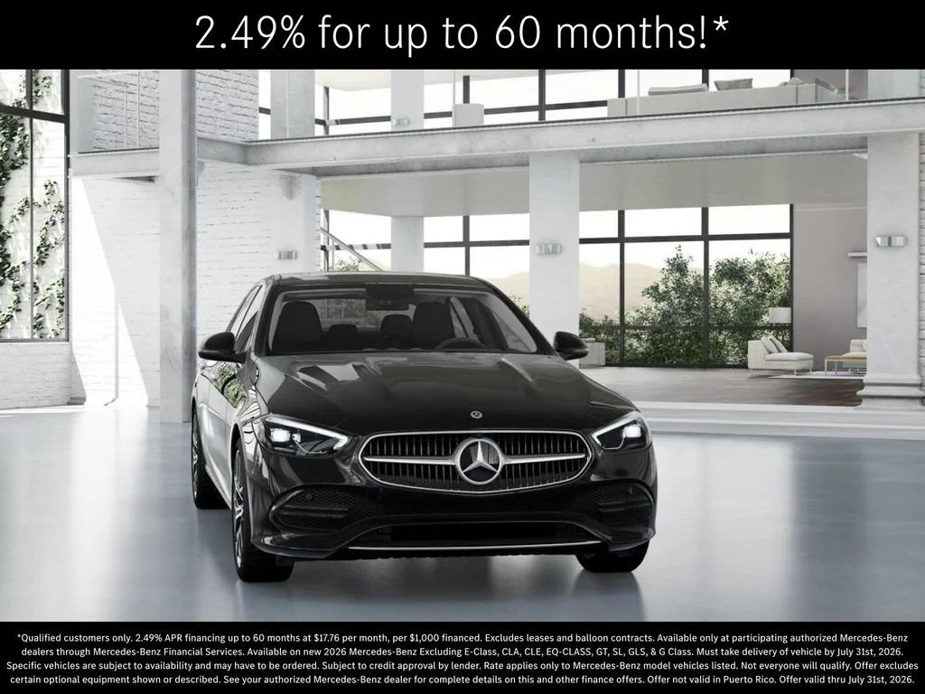 New 2026 Black Mercedes-Benz C 300 image 50