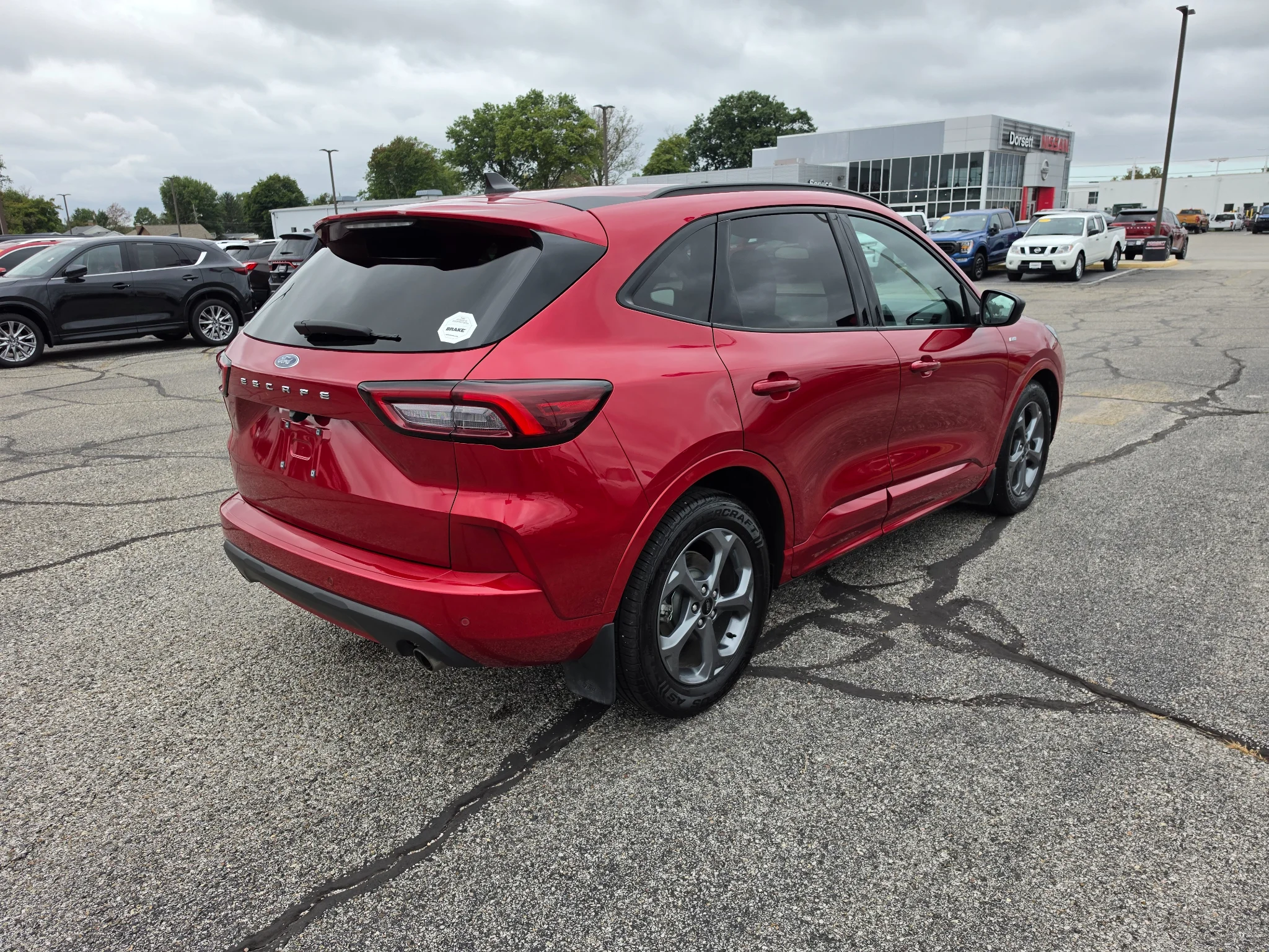 Used 2023 Rapid Red Metallic Tinted Clearcoat Ford ST-Line image 6