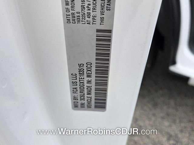 New 2026 Bright White Clear-Coat Exterior Paint RAM High Roof image 15
