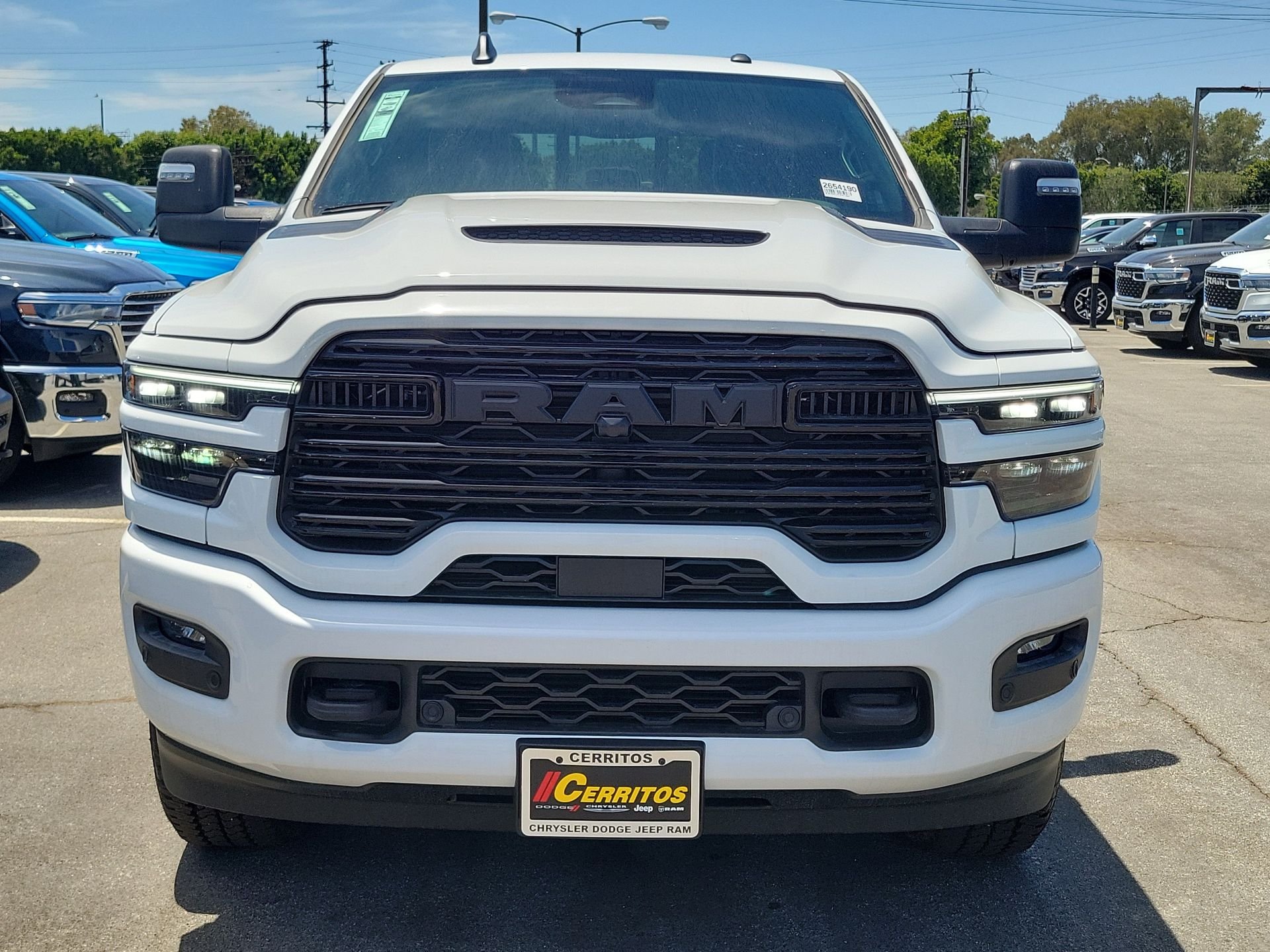 New 2026 Bright White Clear-Coat Exterior Paint RAM Laramie image 25