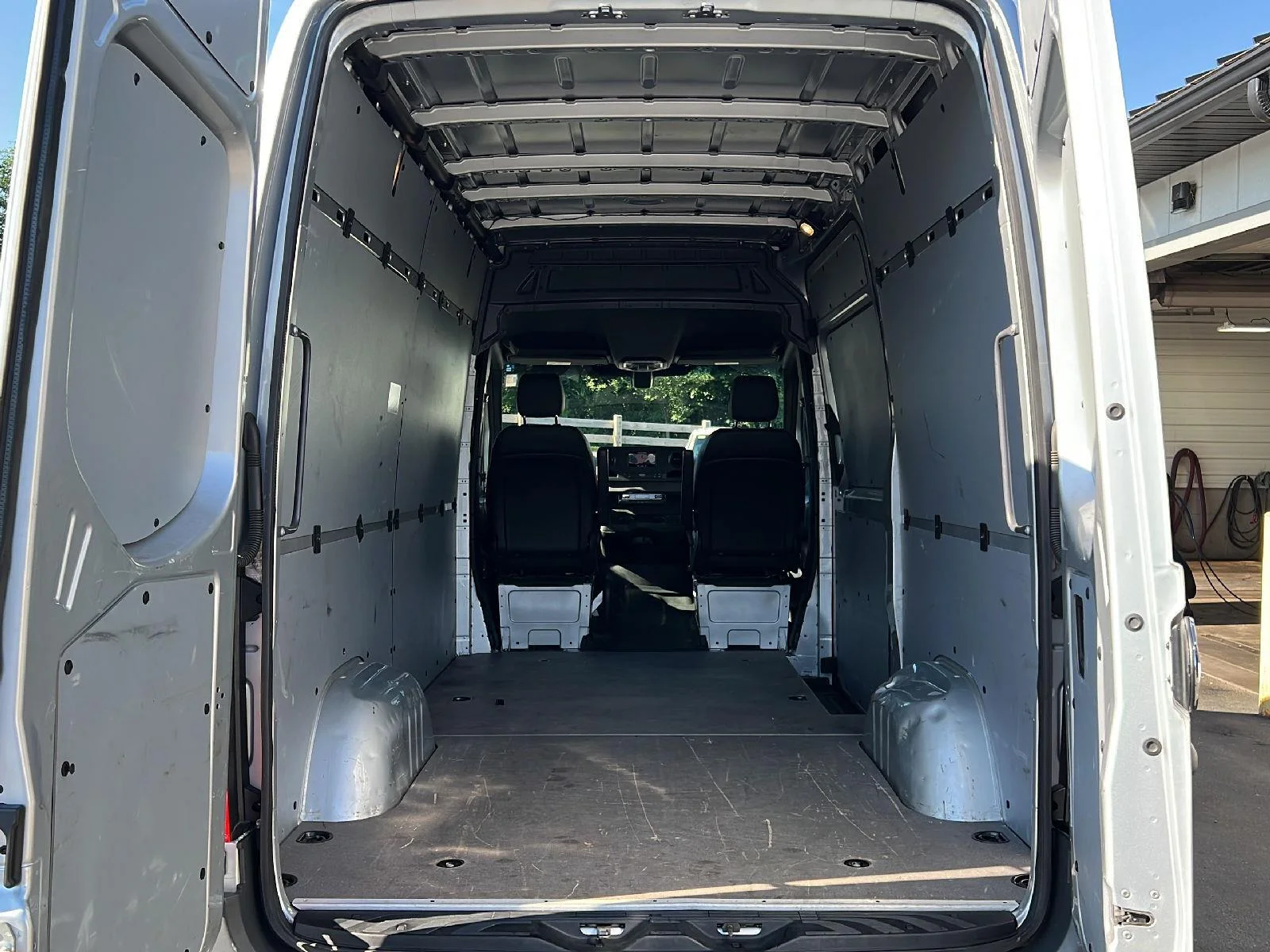 Used 2023 iridium silver metallic Mercedes-Benz Cargo Van 144" High Roof image 8