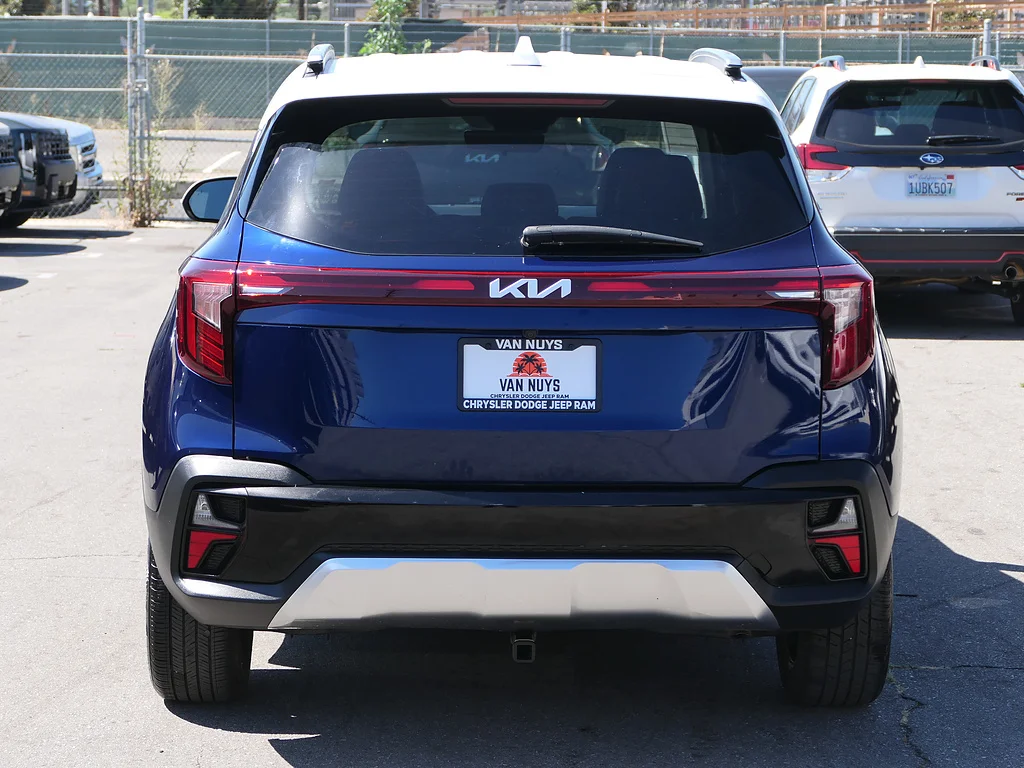 Used 2024 Dark Ocean Blue/Clear White Roof Kia S image 5