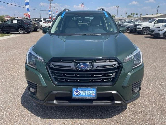 Certified Used 2023 Green Subaru Limited image 2